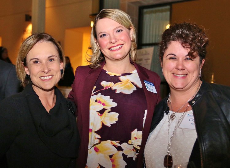 Three happy women