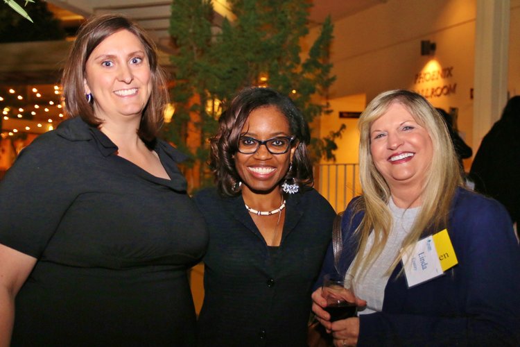 Three happy women