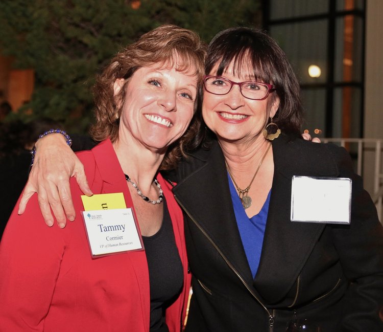 Two happy women picture