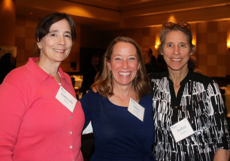 Three happy women's