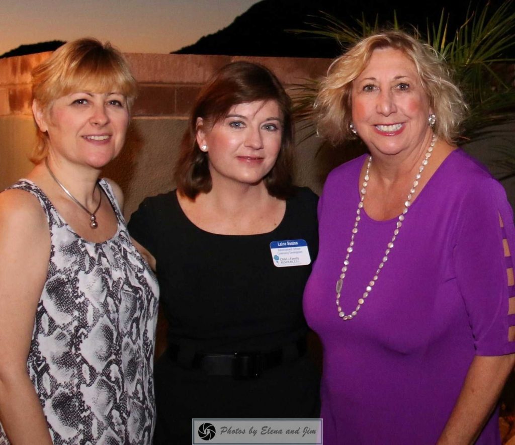 Three happy women's