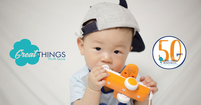 A boy playing with toy