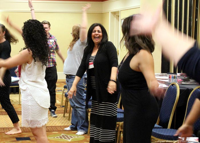 Ladies laughing