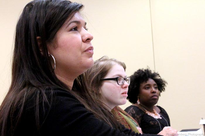 Girls attending the course