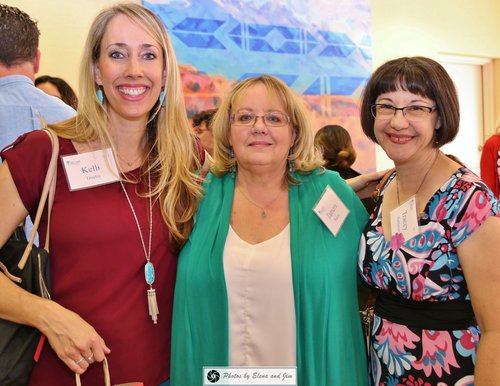 Three happy women