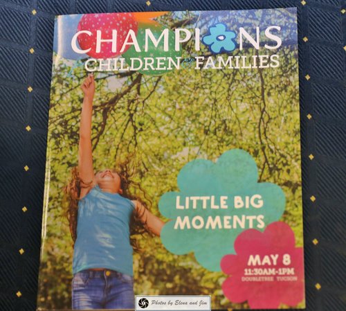 Champions Children's Families standee