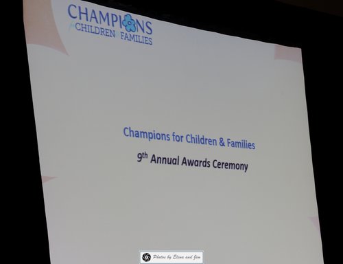 Champions for children's & families standee