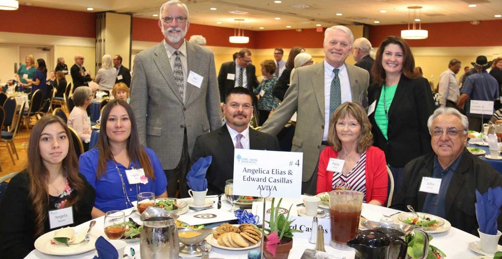 Group of people at dinning table