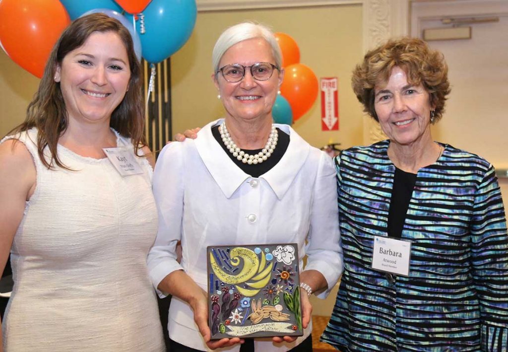 Three happy women's