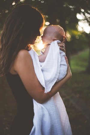 Mom with little boy