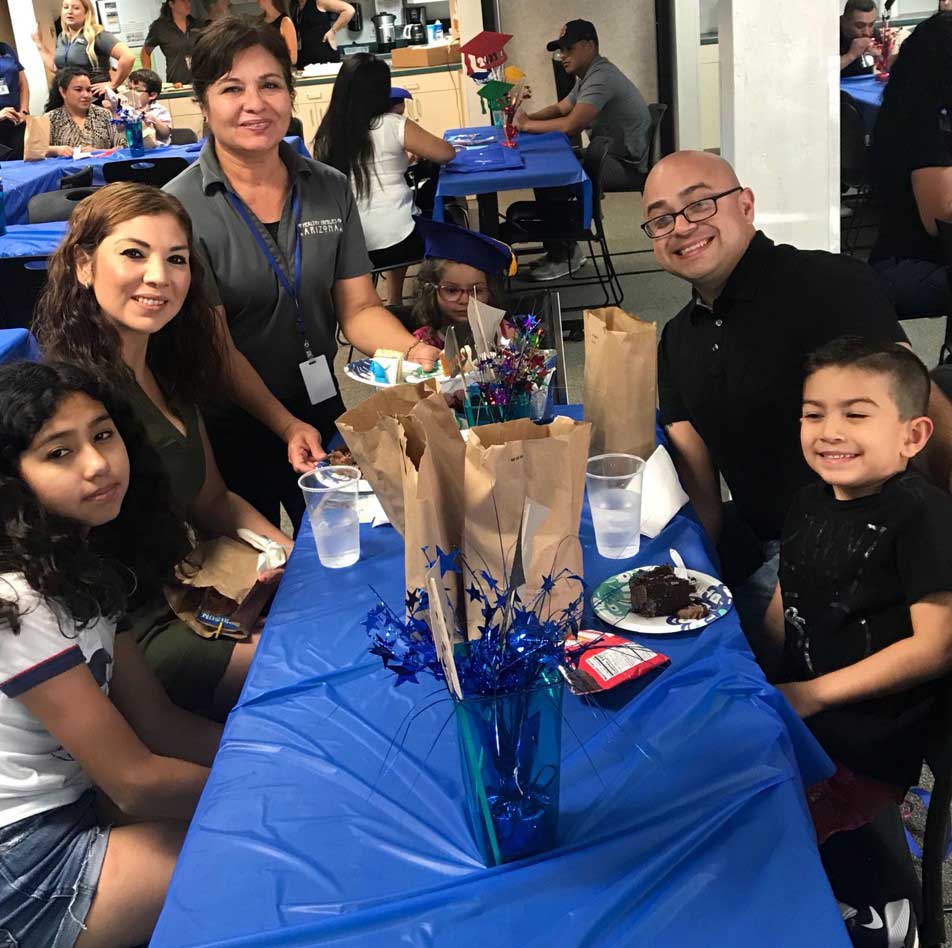 Parents and there children's on summer celebration