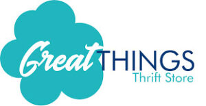 great things thrift store logo