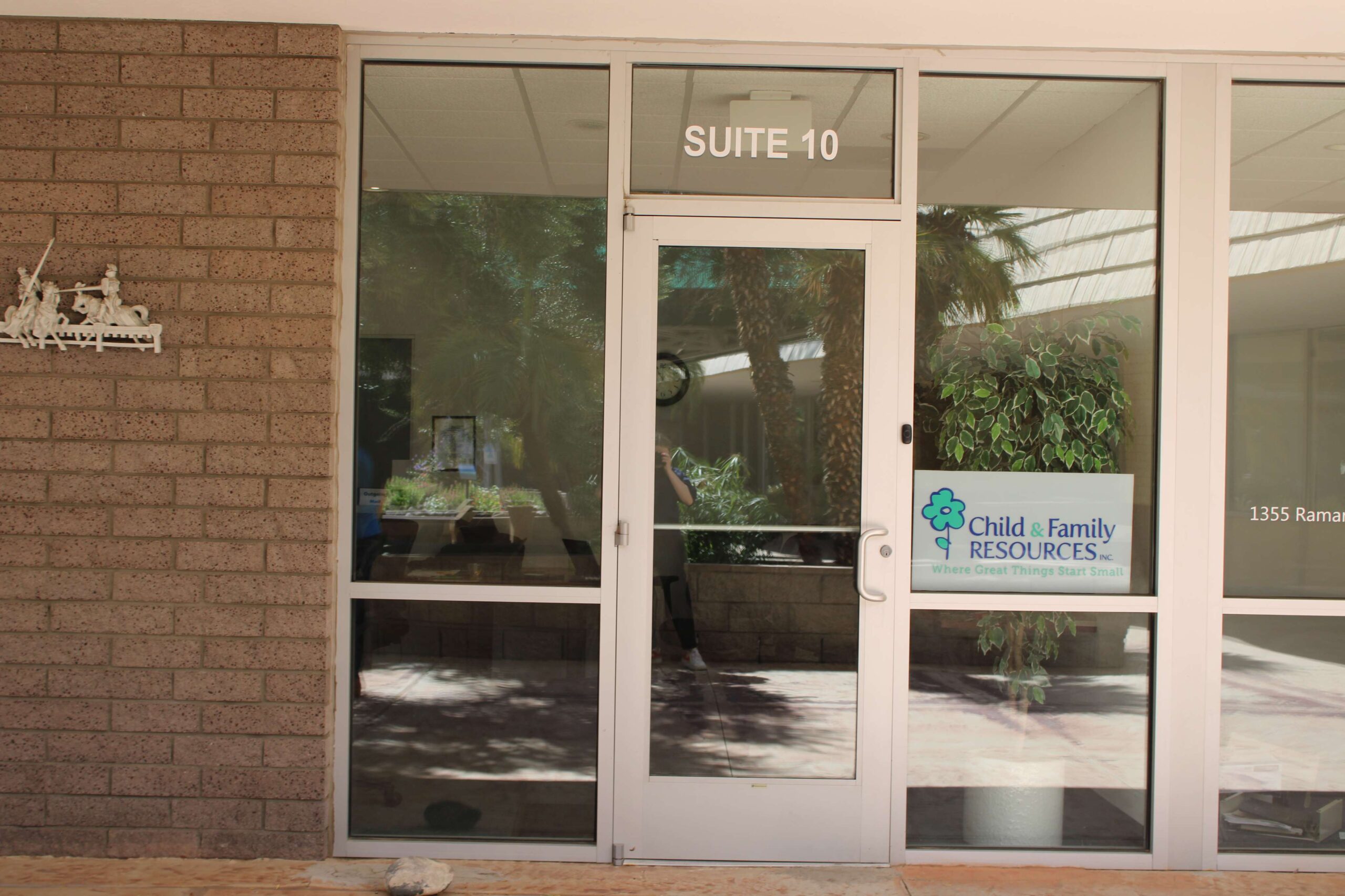 Front entrance to Child & Family Resources office in Bullhead City, AZ