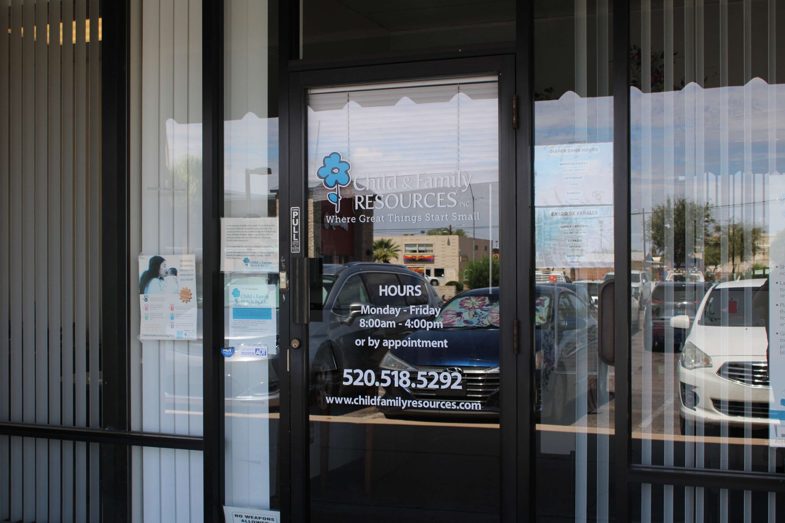 Front entrance to Child & Family Resources office in Casa Grande, AZ
