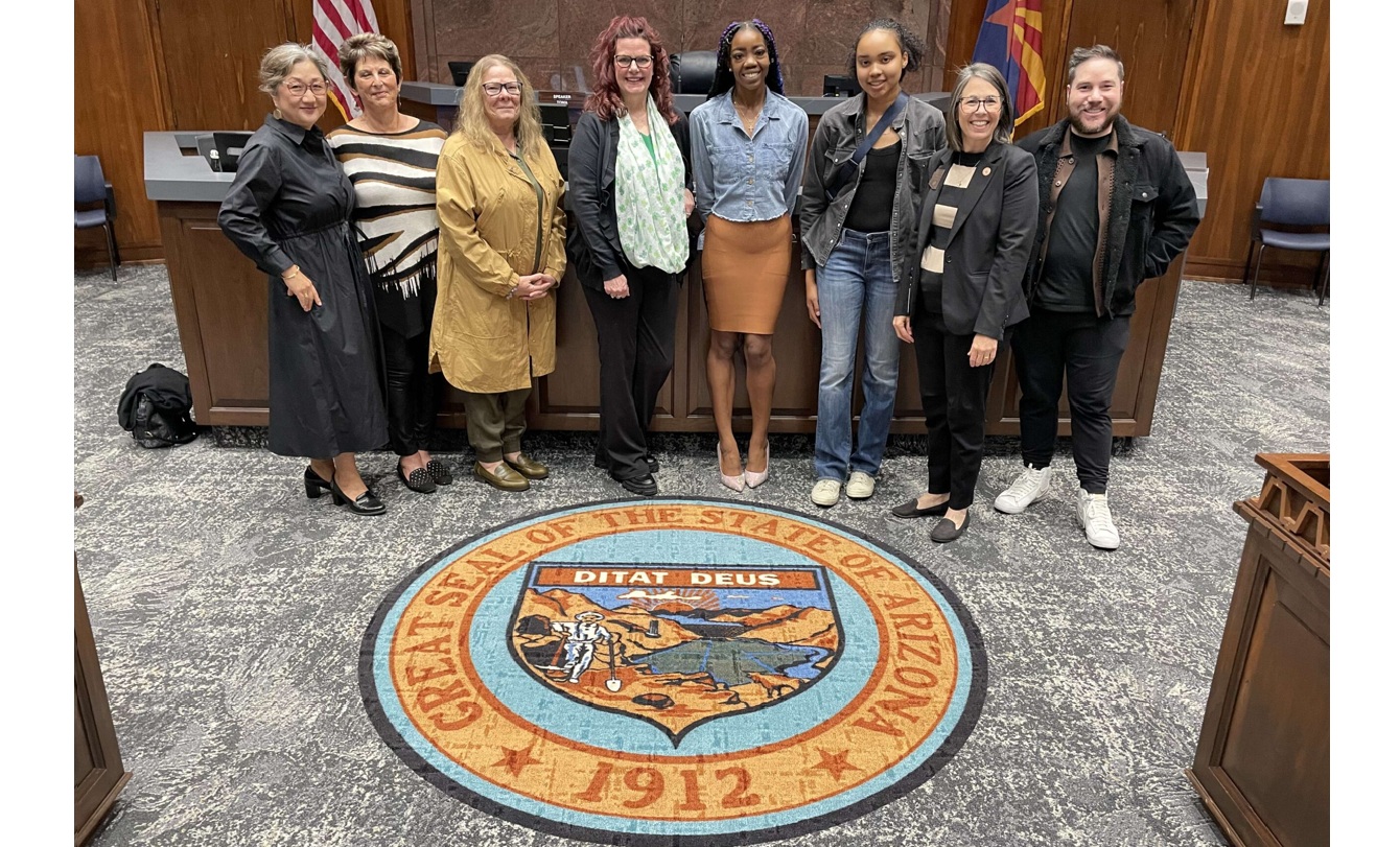 AZECA Leadership team in the Arizona capitol